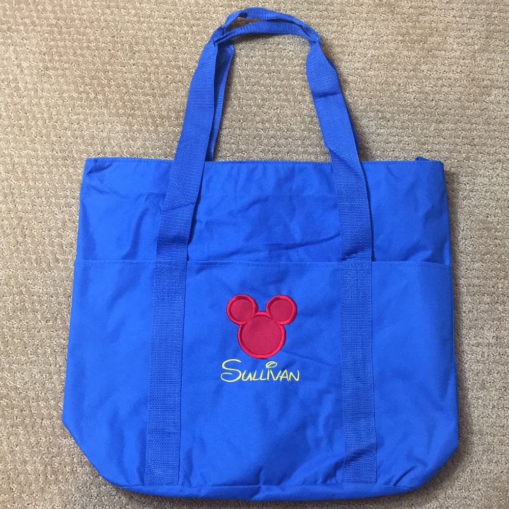 Disney travel Tote embroider with Sullivan